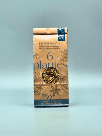 Infusion 50g 6 Plantes le Plantivore
