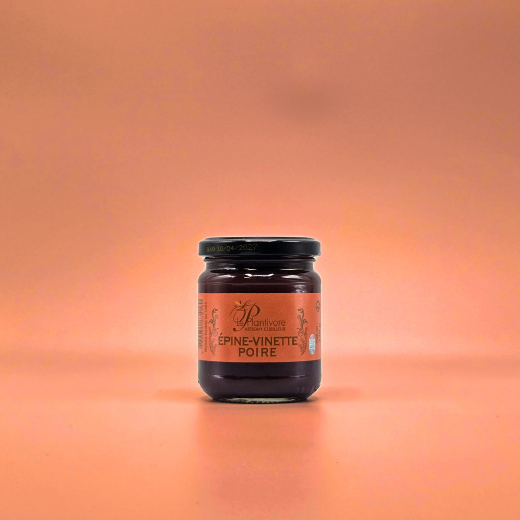 Confiture d'Épine-Vinette et Poire artisanale made in france