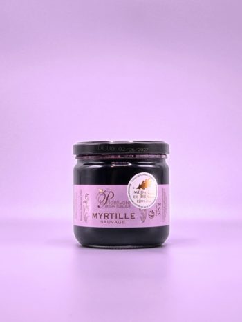 Confiture de Myrtille Sauvage médaille d'or paris artisan confiturier français le plantivore