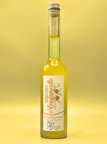 Mandarinello aux mandarines de Sicile apéritif artisanal liqueur italienne le plantivore hautes alpes artisan paca