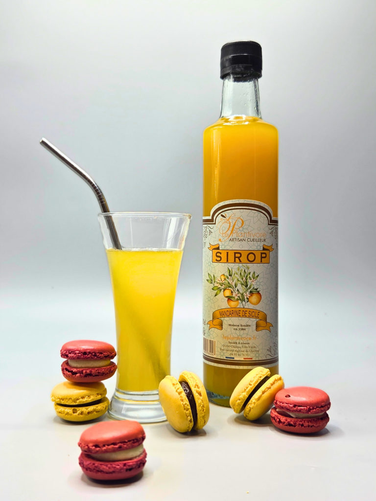 Sirop artisanal de Mandarine de Sicile artisan cueilleur le plantivore hautes alpes