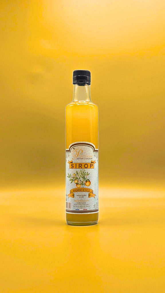 Sirop artisanal de Mandarine de Sicile artisan cueilleur le plantivore hautes alpes